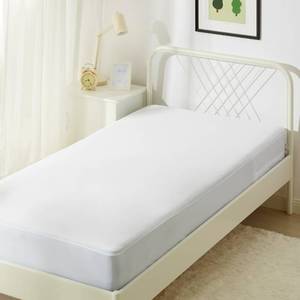 lot 2112 image: Amazon Basics Zippered Waterproof Mattress Encasement, Twin XL