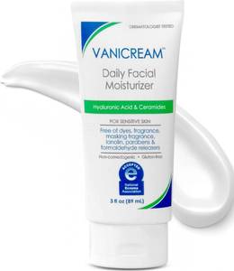 lot 2120 image: Vanicream Daily Facial Moisturizer, Lightweight, Non-Greasy, 3 Fl Oz