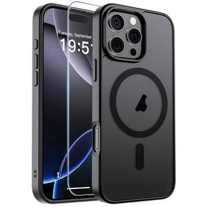 lot 2124 image: SUPFINE Magnetic for iPhone 16 Pro Case Black