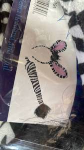 lot 10269 image: Zebra Costume Set - Animal Costumes Zebra Headband & Tail By Funny Party Hats�