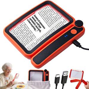 lot 10272 image: Thingogear 3.5X Rectangle Handheld Reading Magnifying Glass with LED