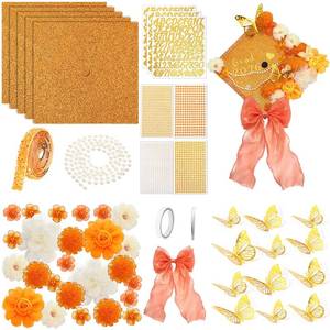 lot 11363 image: 58 Pc Graduation Cap Decoration Kit
