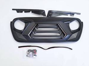 lot 11372 image: Black Grille Assembly w LED Trim & Wiring Harness