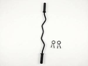 lot 11374 image: EZ Curl Bar with Spring Collars