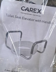 lot 11382 image: Carex Toilet Seat Elevator with Handles