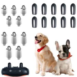lot 12144 image: QoTang Dog Training Collar Replacement Contact Points (20pc)