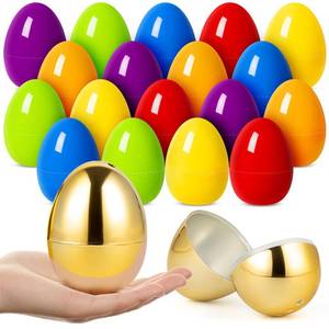 lot 12156 image: V-Opitos Plastic Easter Eggs, 2.4 Bulk 42 Piece Set