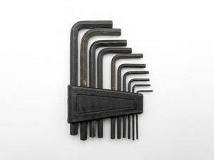 lot 12168 image: Allen Hex Key Set w Holder 10 piece
