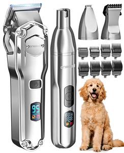 lot 13471 image: Oneisall Dog Clippers 4-in-1 Grooming Kit