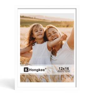 lot 13479 image: Hongkee 12x16 Picture Frame, Solid Wood with Real Glass