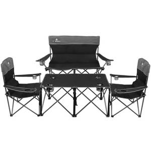 lot 13518 image: CAMPHILL Camping Chair Set of 4 with Table  Retail $149
