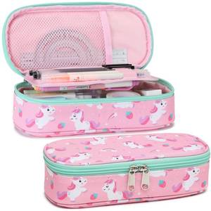 lot 14200 image: Cambond Pencil Case Large Capacity Pink Unicorn