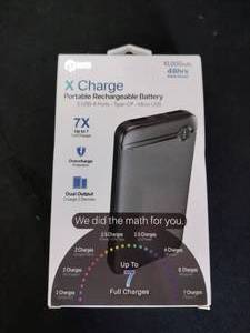 lot 14211 image: xCharge 7x Portable Rechargeable Battery 10000 mAh