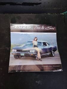 lot 14214 image: 2026 Fast & Sexy 16-Month Wall Calendar