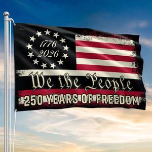 lot 14222 image: FLAGWIX 250 Years We the People Flag 3 x 5 ft