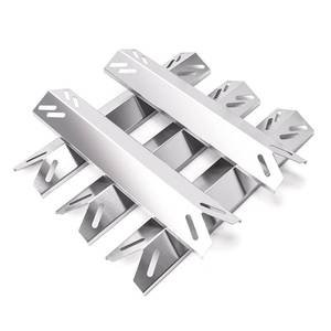 lot 17256 image: Hisencn Heat Plates for Cuisinart Gas Grill 15.35 5-Pack