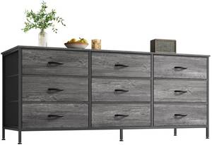 lot 17274 image: Huuger Long DresserTV Stand, 55��60 Inch  Retail $119.99