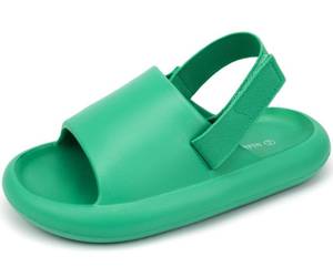 lot 18500 image: INMINPIN Toddler Slides Sandals Green Size 10