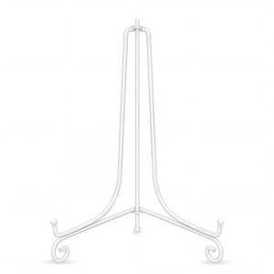 lot 20152 image: Artliving (2 pack 12 Iron Large Plate Stand, White Iron Easel Picture Frame Display Photo Holder Stand, Displays Picture Frames, Cookbooks, Decorative Plates, Tablets and Art