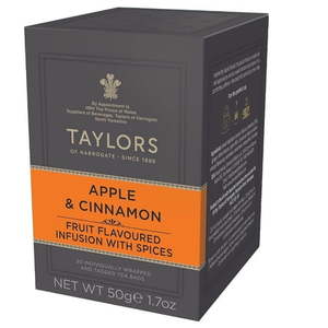 lot 20165 image: Taylors of Harrogate Apple & Cinnamon Herbal Tea - 15 Tea Bags (Pack of 1)