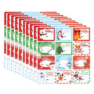 lot 20185 image: Christmas Gift Tags Stickers, 120 PCS Gift Tags for Christmas Presents, Self Adhesive Xmas to from Name Tags Labels Stickers, Colorful Holiday Present Label for Box Cards Envelope Xmas Gift Wrapping