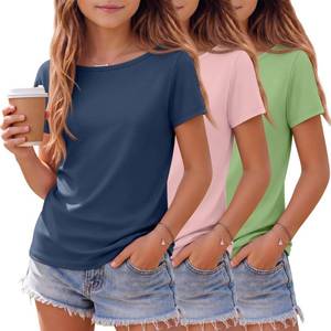 lot 20190 image: LessonZoo 3 Pack Girls T-Shirts, 3-Color, 11-12 Years
