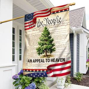 lot 20221 image: FLAGWIX American Flag - We The People Betsy Ross 1776 An Appeal To Heaven Pine Tree Flag TPT1923F, House Flag (29.5 x 39.5) - USA Flags Premium Polyester - Decorative Indoor Outdoor Flag