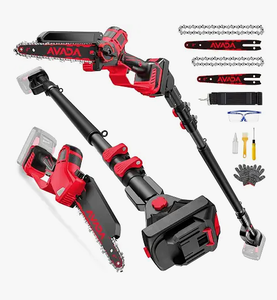 lot 1293 image: AVADA Cordless Pole Saw & Chainsaw