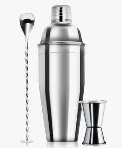lot 1315 image: Stainless Steel Cocktail Shaker Set