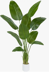 lot 1321 image: Palm Leaf fake decoration for house plant