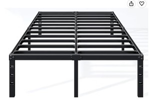 lot 1353 image: A 18 Inch Metal Bed Frame Full 74.5in x 53.4in x 18in MTD26-JD-AMZ03-18F