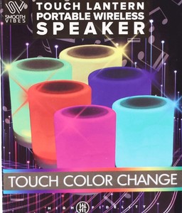 lot 10275 image: Smooth Vibes Touch Lantern Portable Wireless Speaker