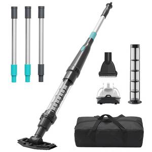 lot 1429 image: Handheld Pool Vacuum for Above Ground Pool, Cleans Hot Tubs,20 GallonsMin Powerful Suction & Lightweight,90 Mins Running Time, Comes with Storage Bag, Ideal for Cleaning Debris and Sand,Lilac
