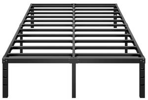 lot 1441 image: HLIPHA Metal Platform Bed Frame 14 Inch Tall,No Box Spring Needed,King Size Bed with Heavy Duty Strong Support Slats,Easy to Assemble,Black