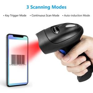 lot 2199 image: NetumScan 3-in-1 Bluetooth 1D Barcode Scanner,2.4G Wireless,USB CCD Reader