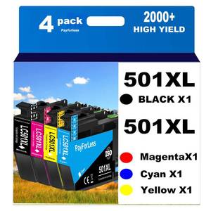 lot 10005 image: LC501XL Ink Cartridges for Brother Printer Compatible for Brother LC501