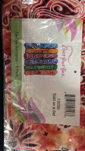lot 10451 image: Tie-Dye Bandanas 6 Pack