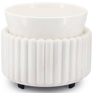 lot 10495 image: VICTORIA AROMA Ceramic Wax Melt Warmer 3-in-1 Candle Wax Warmer for Scented Wax Melter Electric Fragrance Wax Burner for Home Office Bedroom Gift & Decor��