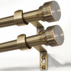 lot 13545 image: Lootkell Adjustable Curtain Rod 32-120 Inches Bronze