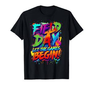 lot 14233 image: Field Day 2025 Let The Games Begin T-Shirt Sz. M