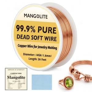 lot 14248 image: Mangolite 14 Gauge Copper Wire 26 FT Spool