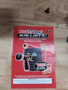 lot 17320 image: Pocket Hose Bullisto 50 ft Expandable Garden Hose