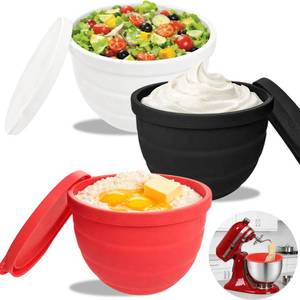 lot 17339 image: Zxnqzed Silicone Bowl Liners for KitchenAid 5QT Mixer