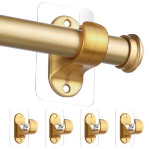 lot 18025 image: ANDGOO Adhesive Curtain Rod Holders, 4-Pack, 26LB