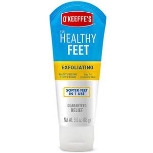 lot 18028 image: OKeeffes Healthy Feet Exfoliating Cream 3oz Tube
