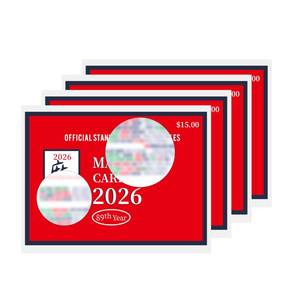 lot 18044 image: LPPROTECTOR Mahjong Card 2026 Official Revision 4-Pack