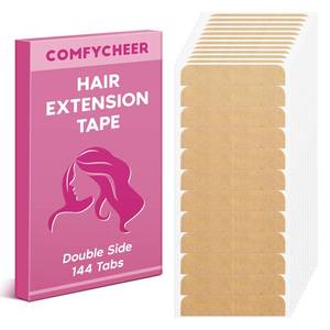 lot 18066 image: Comfycheer Hair Extension Tape Double Sided 144 Tabs