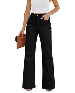 lot 18070 image: GRAPENT High Waisted Wide Leg Jeans for Women