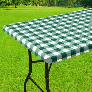 lot 18071 image: Smiry Fitted Vinyl Tablecloth 30 x 60