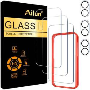 lot 18084 image: Ailun Screen Protector and Camera Lens Protector for iPhone 16